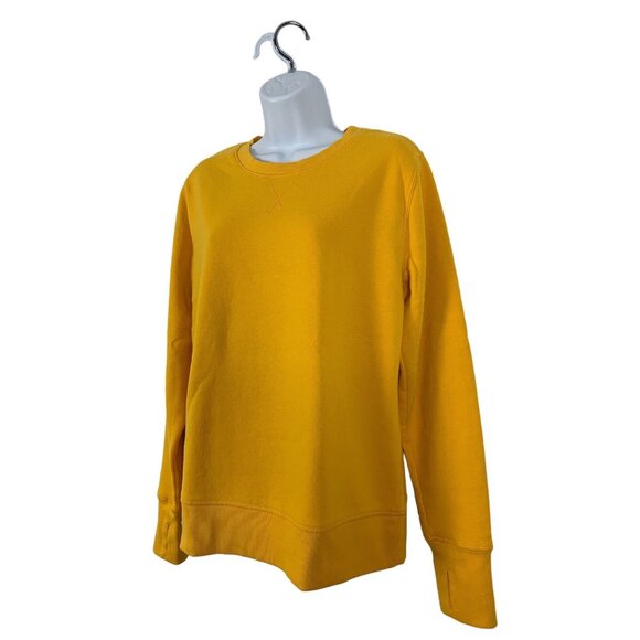 Tex Gear Womens Yellow Crewneck Sweatshirt Long Sleeve Pullover Medium - Picture 3 of 9